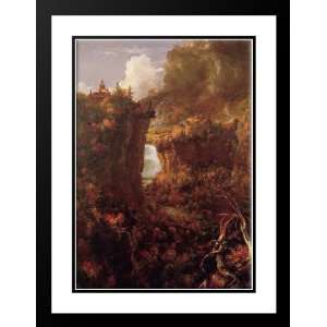  Cole, Thomas 28x38 Framed and Double Matted Portage Falls 