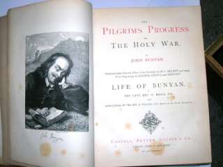 The Pilgrims Progress and The Holy War by John Bunyan  