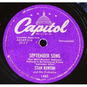    September Song / Artistry In Tango Kurt Weill, Stan Kenton Music