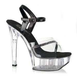  Jezebel 614, 5 3/4 Square Heel Ankle Strap Platform 