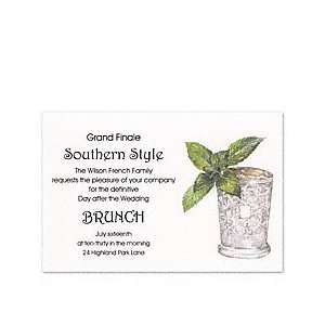 Mint Julep Wedding Invitations