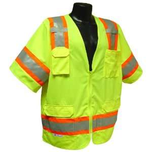  Safety Vest Two Tone Green 4XL