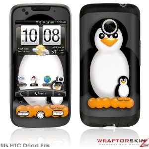  HTC Droid Eris Skin   Penguins on Black by WraptorSkinz 