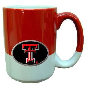  Texas Tech Red Raiders NCAA Team Logo 2 Tone Grande Mug Red 