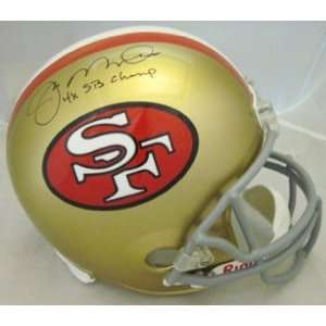  NEW Joe Montana 4x CHAMPS SIGNED F/S 49ERS Helmet Sports 