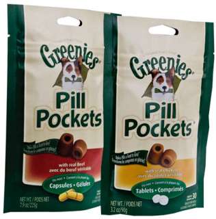 Greenies PILL POCKETS Dogs Tablets Beef 30 each  