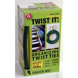  Twist N Stay Organizing Twist Ties