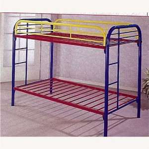  Furniture, Bed 2188 2 Tube Twin/twin Bunk Bed 