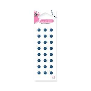  Pebbles Candy Dots Stickers 24/Pkg Navy Blue Everything 