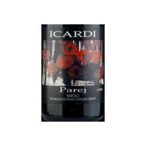  1998 Icardi Barolo Parej 750ml Grocery & Gourmet Food