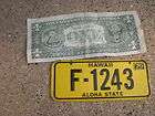 cereal box toy bike license plate 1970 HAWAII items in PHMICAL store 