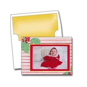  NRN HOLLY & CANDY CANE Photo Cards   6 x 8   10 Cards 