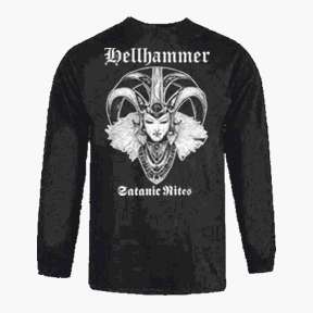  Hellhammer   Satanic Rites Long Sleeve T Shirt Clothing