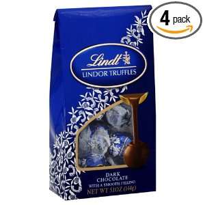 Lindt Dark Truffles, 5.1000 ounces (Pack of4)  Grocery 