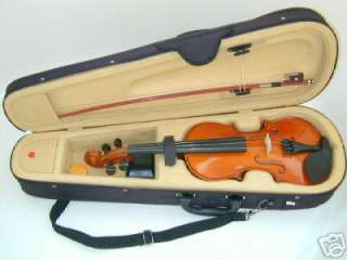 Full size MAPLEWOOD SPRUCE VIOLIN FIDDLE wCASE BOW  
