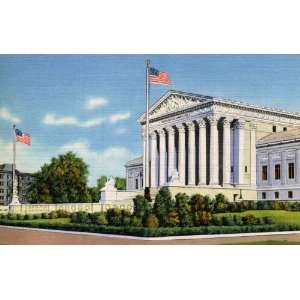  U.S. Supreme Court Building View, Washington, D.C.   Fine 