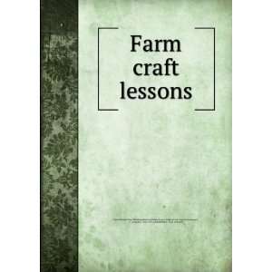  Farm craft lessons United States Employment Service 