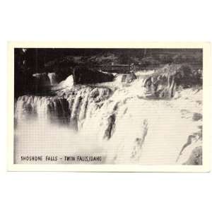   Vintage Postcard Shoshone Falls on the Snake River   Twin Falls Idaho