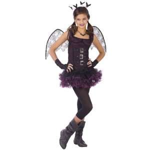   Bat Child Costume / Black/Purple   Size Medium (8 10) 