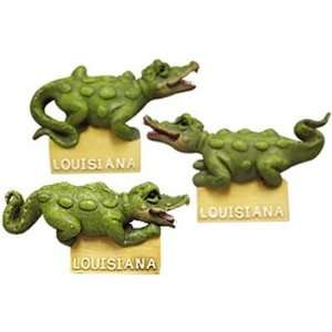  Louisiana Magnet Resin Alligator Case Pack 96 Everything 