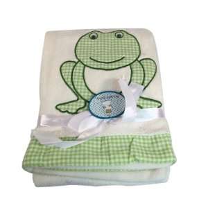  IDM Group SB083 Baby Froggy Blanket   White Baby