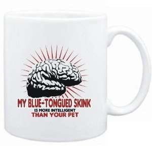 Mug White  My Blue Tongued Skink is more intelligent than 