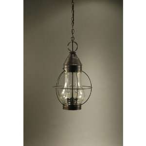 Northeast Lantern 2742 DB LT2 CLR Onion 2 Light Chandeliers in Dark 