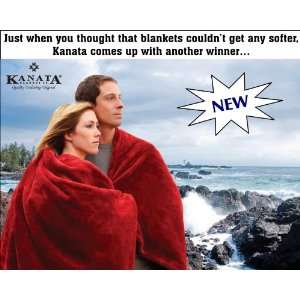  Kanata Plushera Throw Blanket Cinnamon Red Everything 