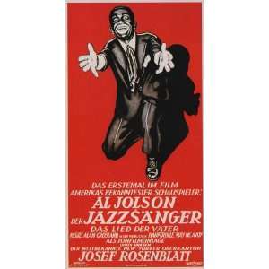 Jazz Singer Poster Movie German 11 x 17 Inches   28cm x 44cm Al Jolson 