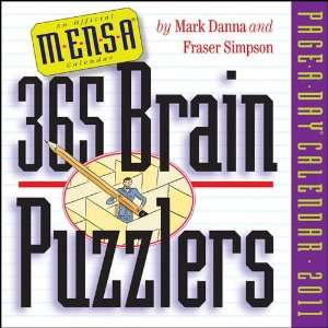  365 Mensa Brain Puzzlers 2011 Box Calendar