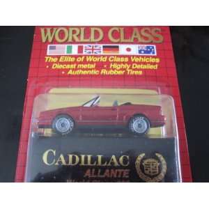  Cadillac Allante (red) Matchbox World Class Red Card Collectors 
