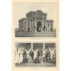  1902 Turkey Turkish Women Dervishes Gate of Seraskierat 