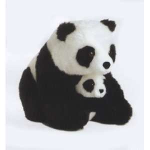  Mom and Baby Panda, 12 plush mother panda and baby Toys & Games