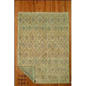  6x8 Hand Knotted Konya Turkey Rug   63x87