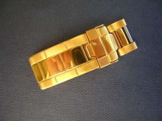 OYSTER LOCK CLASP FOR ROLEX STYLE 20mm BAND IPG PLATED  