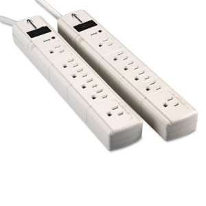  Six Outlet Surge Protector Strip   900 Joules, 6 ft Cord 