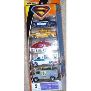 Matchbox Superman Returns Metropolis Vehicles 5 Pack of 164 Scale Die 