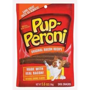 Pup Peroni Original Bacon Recipe w Real Bacon 5.6 oz (Pack of 8 