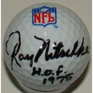 Ray Nitschke Autographed Football   Golf PSA   Autographed Footballs