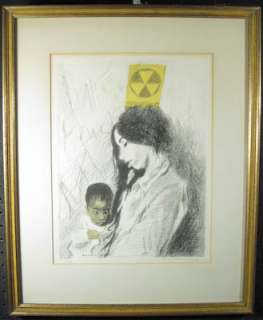 Raphael Soyer Original Print Limited Edition Lithograph Hand Signed 