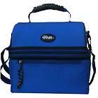 california cooler bags grand 2 section lunch box cooler blue