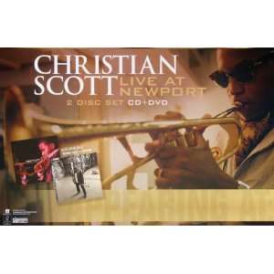  Christian Scott   Live At Newport Poster   Jazz   Rare 