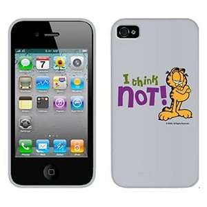  Garfield I Think Not on Verizon iPhone 4 Case by Coveroo 