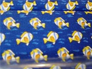 Tommy Hilfiger Twin Sheet Set   FISH BAY BLUE PATTERN    