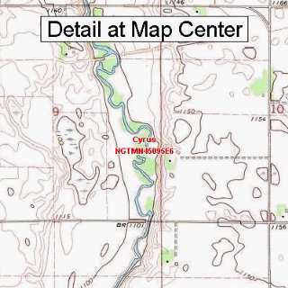  USGS Topographic Quadrangle Map   Cyrus, Minnesota (Folded 