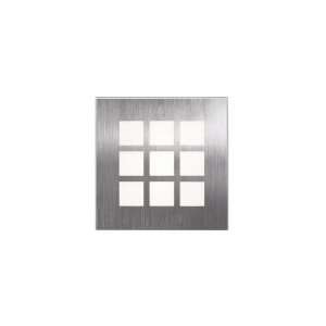   Lighting JW615R260 Grid 2 Light Wall Sconce in Rust with Acrylic glass