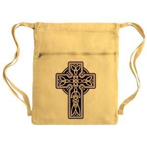  Messenger Bag Sack Pack Yellow Celtic Cross Everything 