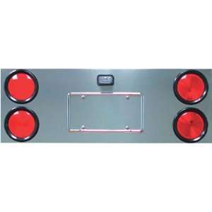 Trux Accessories Center Panel Back Plate   4 x 4in. Incandescent 