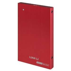  Lian Li EX 10QR Red USB 3.0 2.5 HDD External Enclosure 