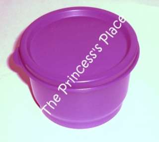 Tupperware 4 oz Snack Cup Purple Bowl Lunch NEW  